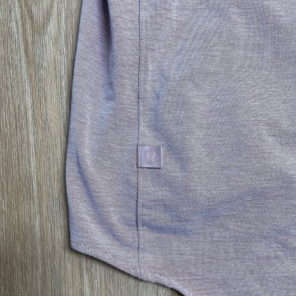 Lululemon Commission Long Sleeve Button Up Shirt Mens XL Performance Brier Rose - Picture 5 of 10